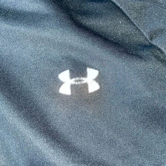 Under armour black mesh interior long sleeve track suit jogger jacket sweater - Picture 3 of 16